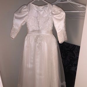 Beautiful Ivory Christening Gown- 18 months